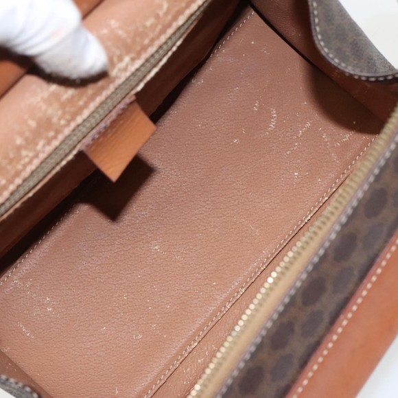 Celine Macadam Handbag Macadam with leather Brown Canvas - Picture 10 of 10